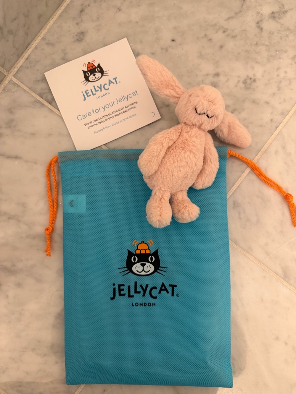 Jellycat Blush Bashful Bunny Bag Charm